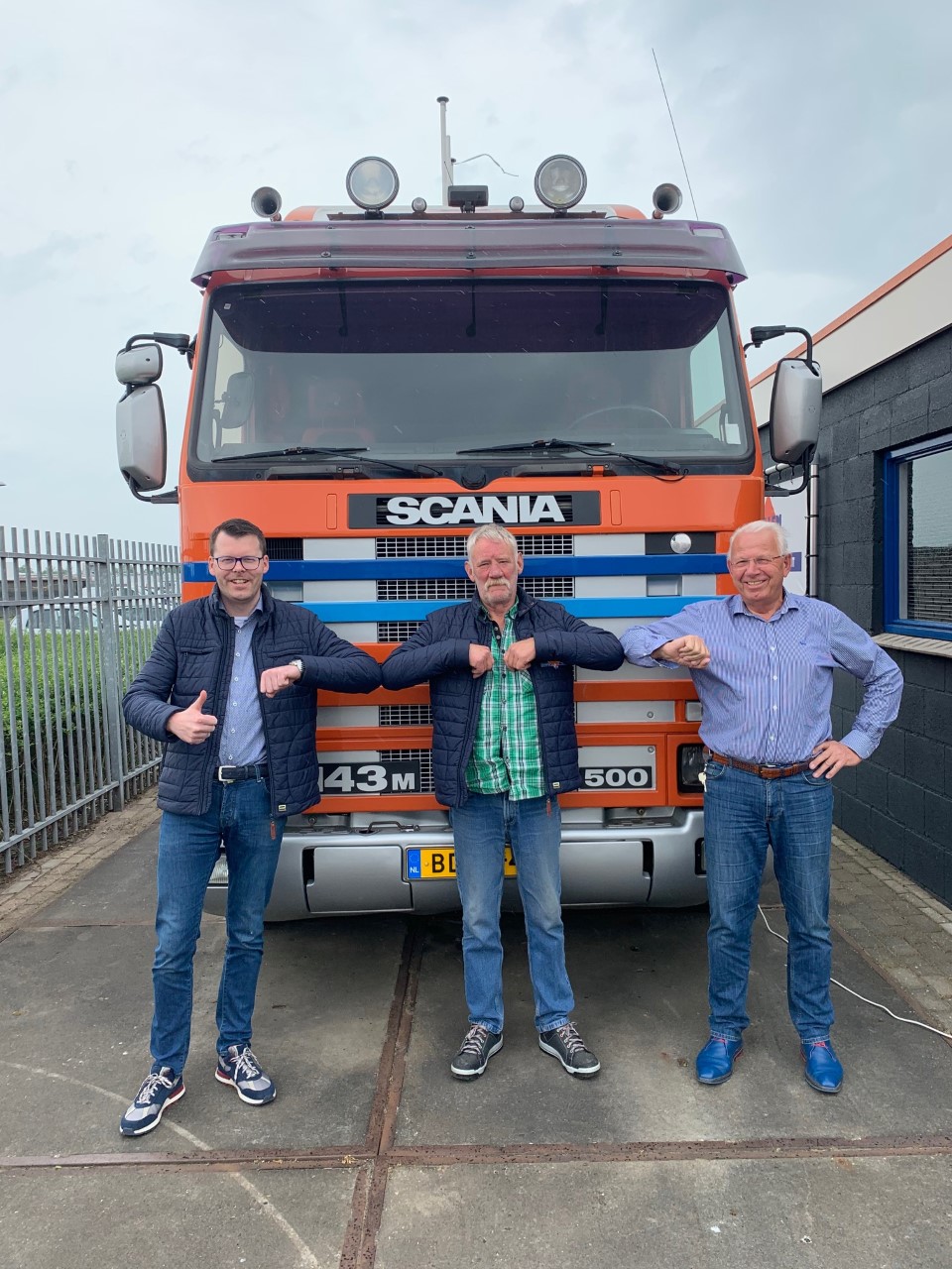 Ludwich Jonker 30 jaar als chauffeur in dienst bij Willem