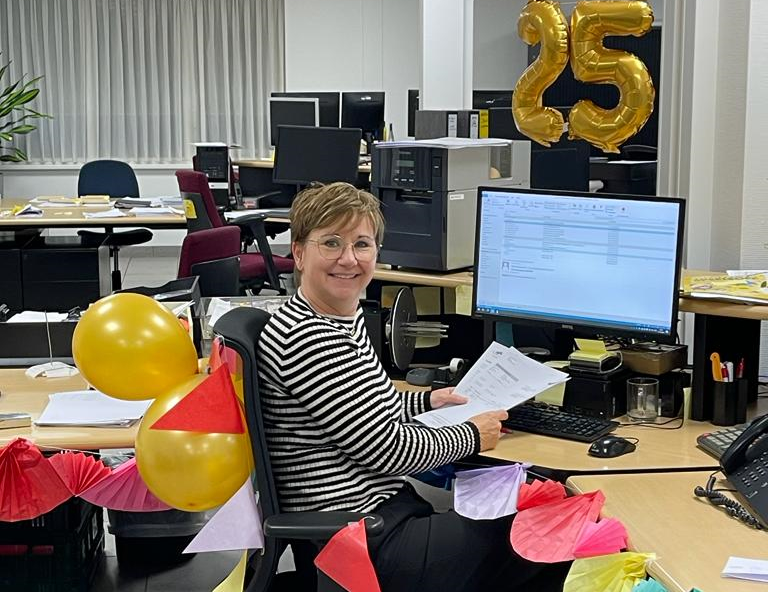 Natascha Koenen 25 jaar bij S.C. van Ravenswaaij