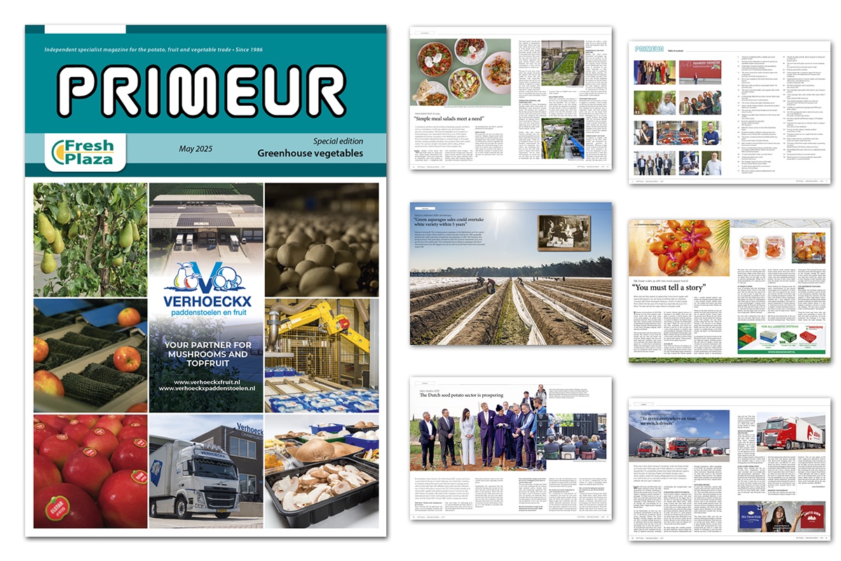 Internationale Primeur-editie bij 3.500 Duitstalige AGF-bedrijven in de brievenbus