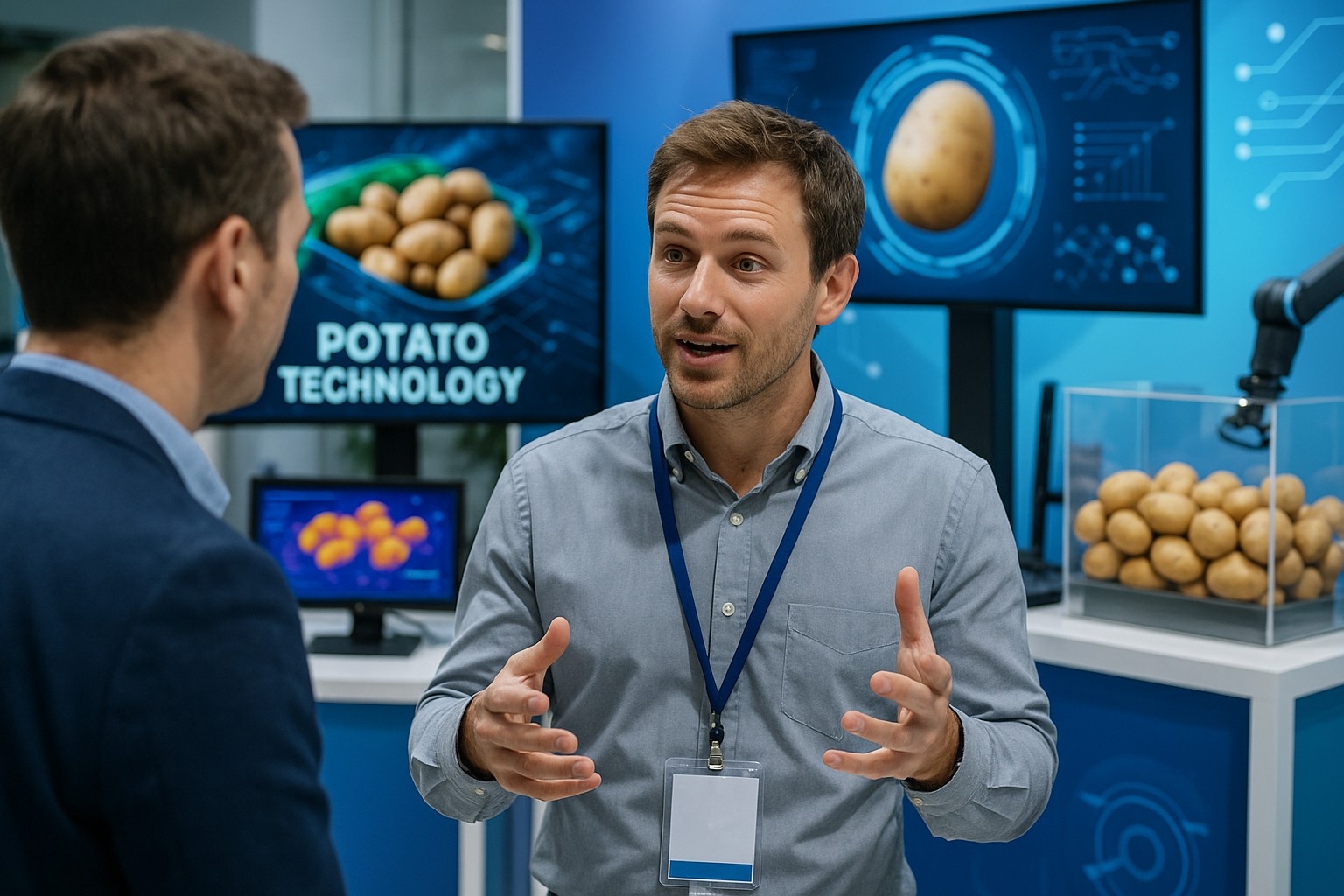 Handen ineengeslagen voor Holland Potato Hub op Potato Europe