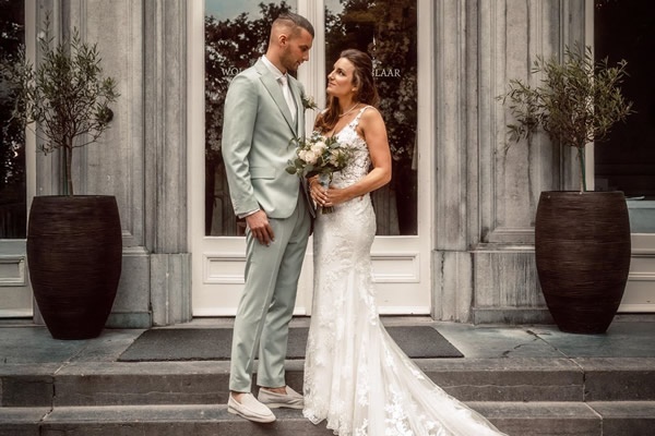 Demian van Duivenbode en Natascha Veldhuis in het huwelijk getreden