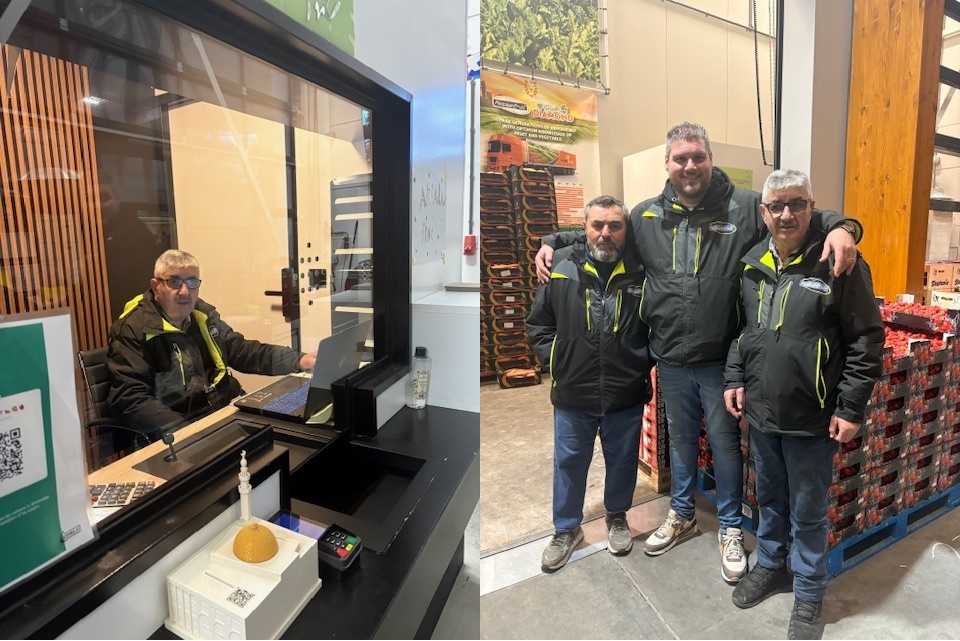 "Klanten tot België en Duitsland aan toe weten onze nieuwe vestiging op de Rotterdamse Groothandelsmarkt te vinden"