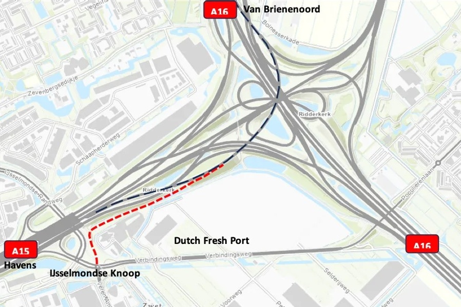 Onderzoek naar extra ontsluiting IJsselmondse Knoop voor Dutch Fresh Port