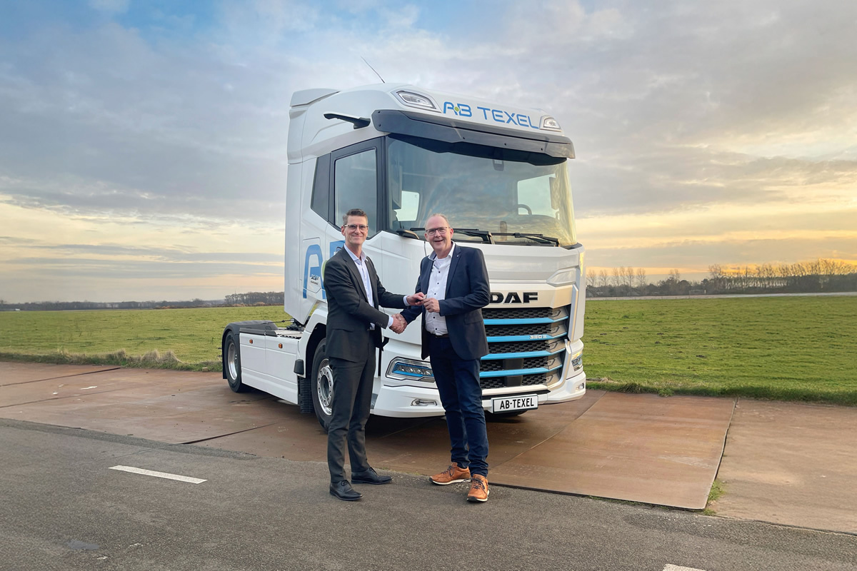 AB Texel neemt zijn 1.000e Nieuwe Generatie DAF in gebruik