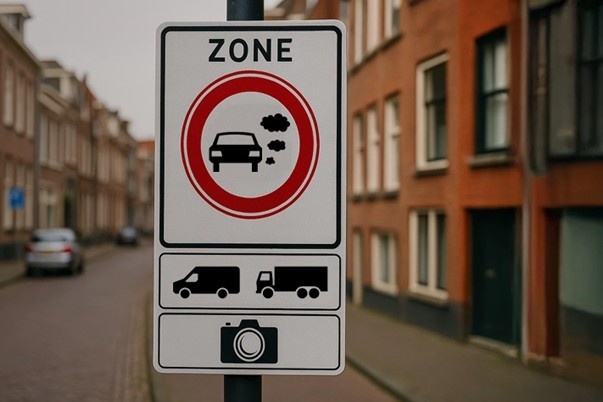 Nieuw Nederlands verkeersbord voor zero-emissiezones en milieuzones