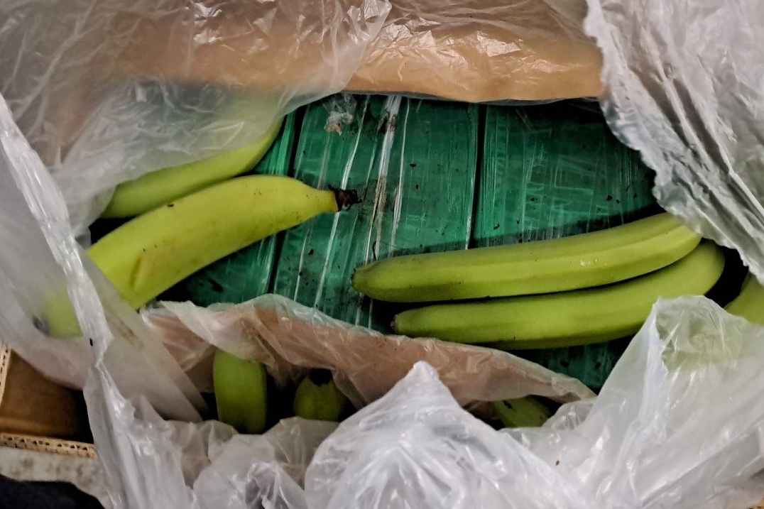 Belgische douane onderschept bijna 6000 kilo cocaïne tussen bananen