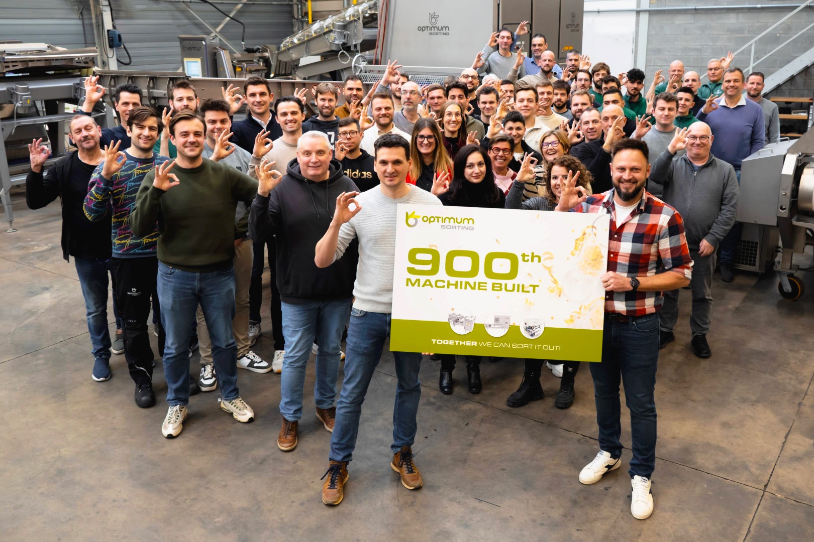 Optimum Sorting ziet omzet in 2025 met 38% groeien