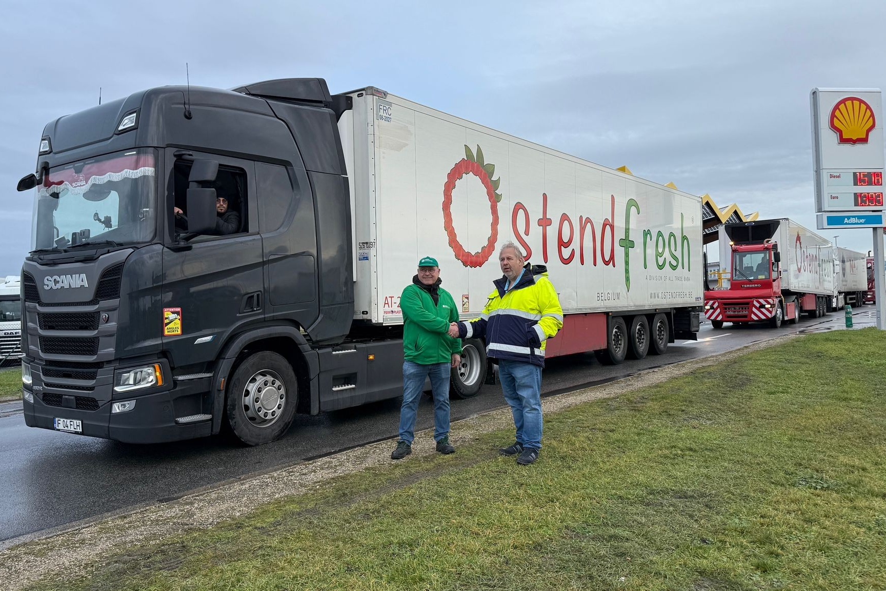 Egyptische aardbeien na overleg gefilterd doorgelaten bij blokkade luchthaven Oostende