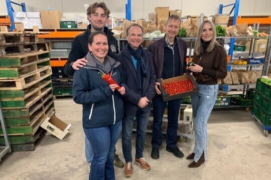 Telers leveren groenteboxen voor wetenschappelijk onderzoek bij prostaatkankerpatiënten