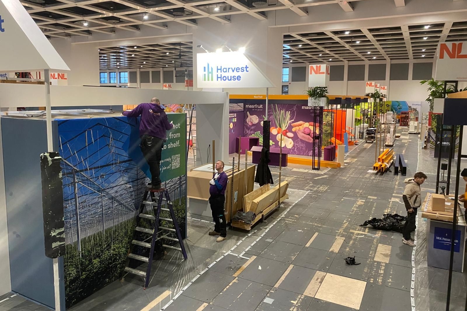 Beurs wordt opgebouwd; vind hier de Nederlandse/Belgische standhouders