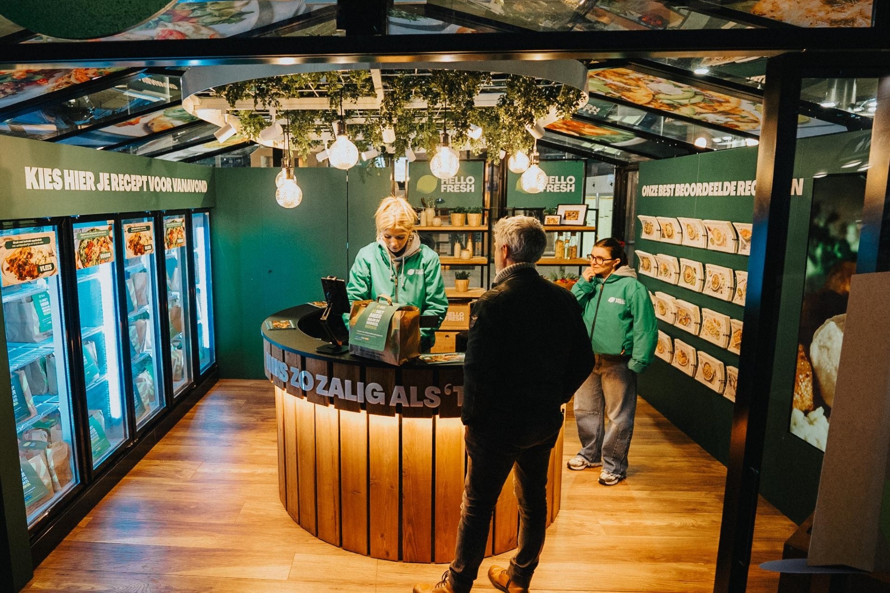 HelloFresh opent fysieke winkel op Utrecht Centraal