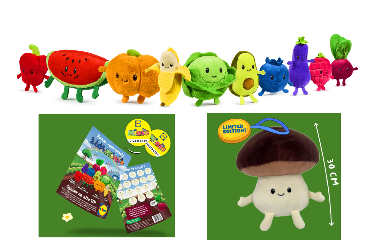 Lidl start AGF-knuffelcampagne met educatieve insteek