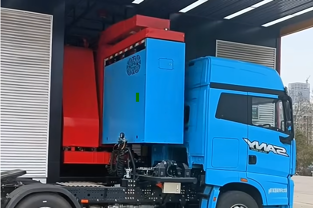 Замена батареи за 30 секунд: прорыв для электрогрузовиков