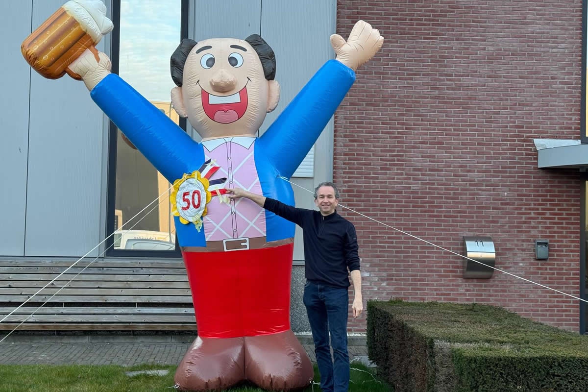 René Koster (Burg Machinefabriek) 50 jaar