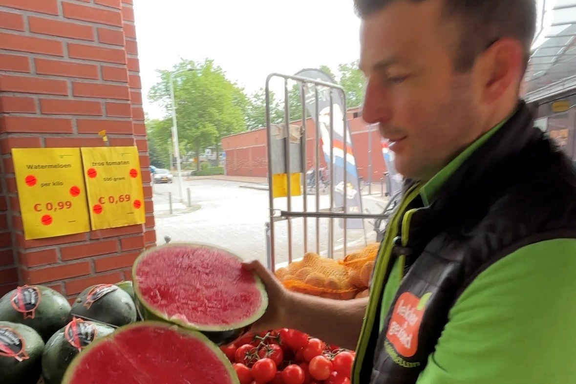 De Groentetuin verwacht run op watermeloenen met stuntprijs