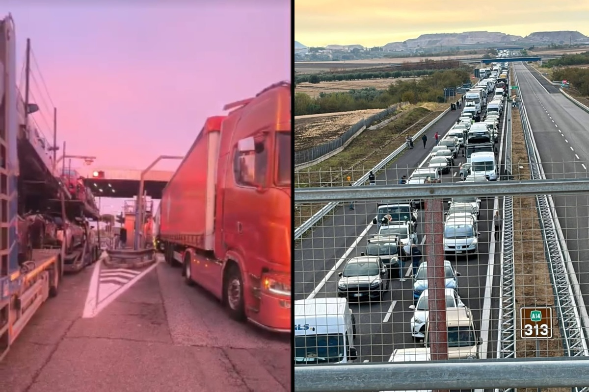 Transportstakingen Italië leggen druivenexport lam