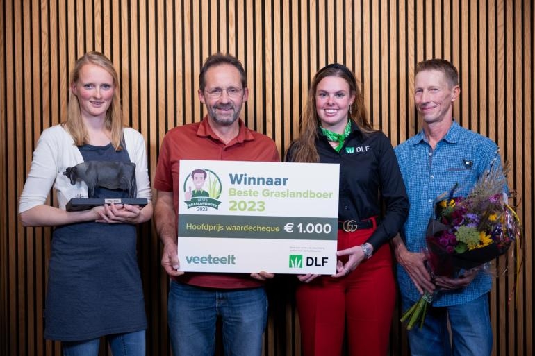 Beste Graslandboer: bio-melkveehouder Agnes de Boer wint publieksprijs en de Gouden Grasspriet