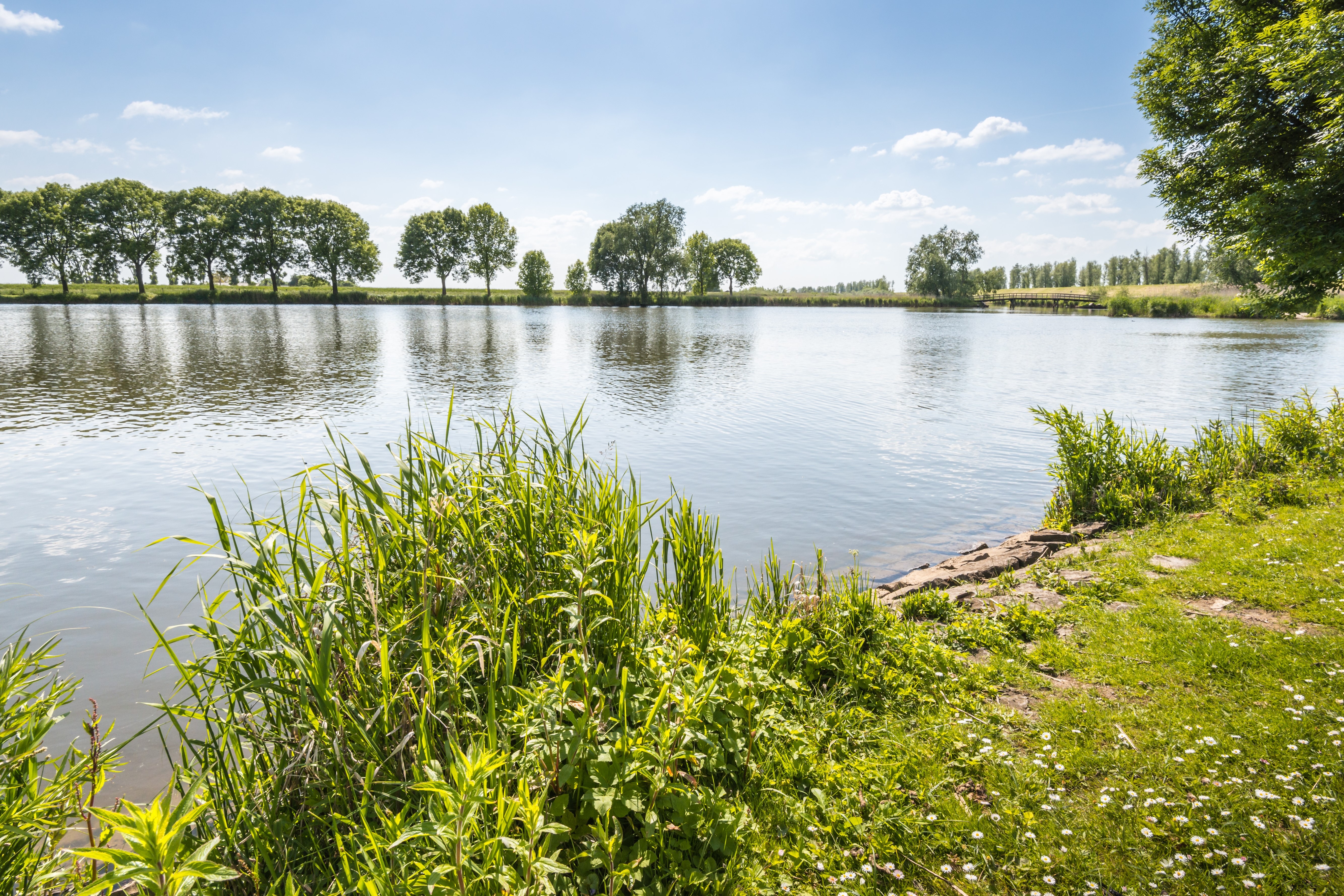 Natuuroevers en poel aangelegd in Empe