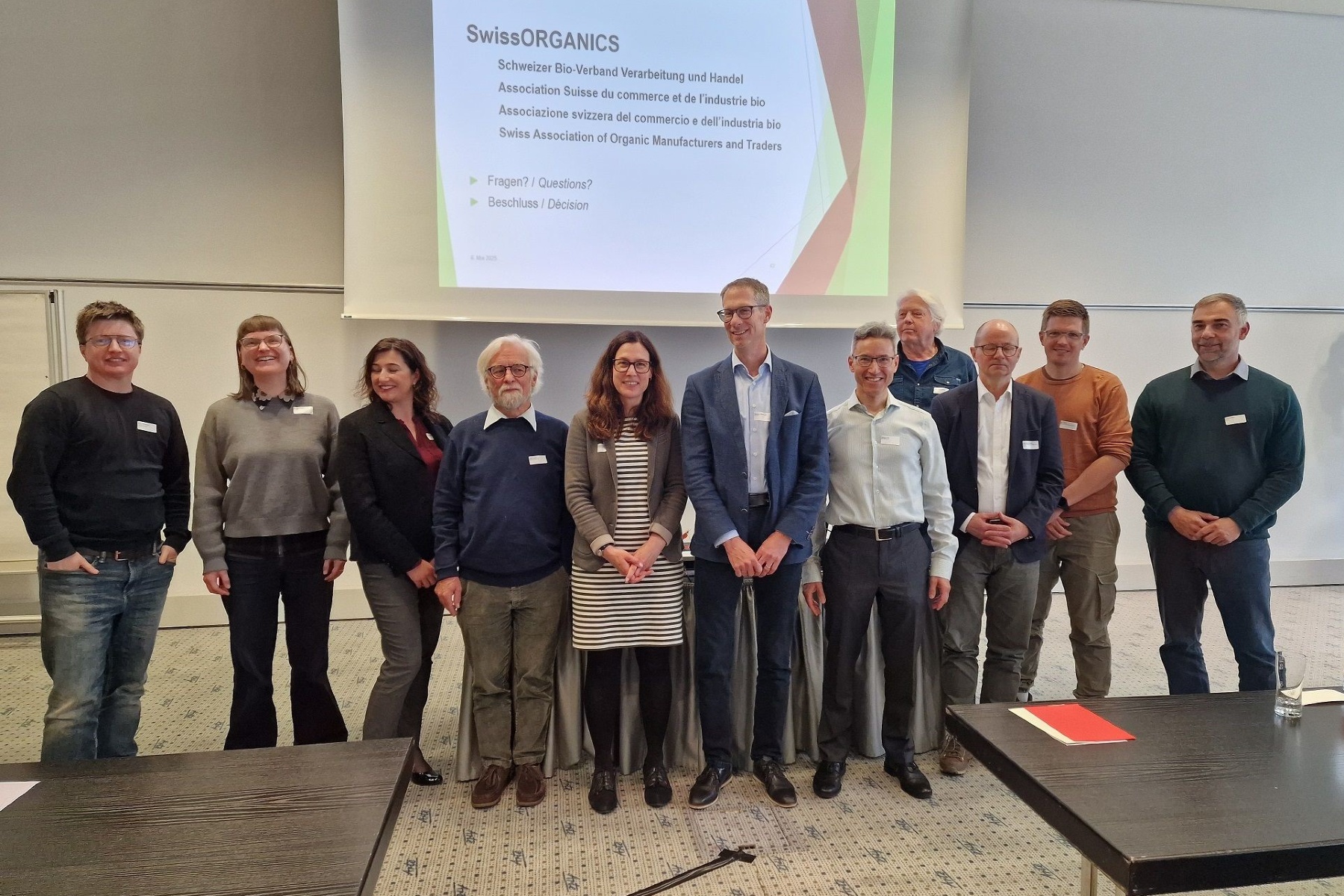 Nieuwe vereniging SwissORGANICS opgericht