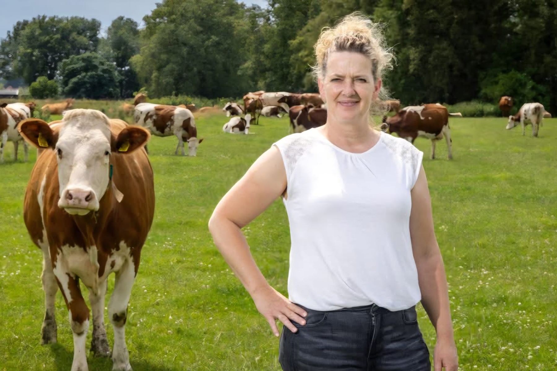 Sneeuw, nieuwsgierige koeien en biologisch boeren met gezond verstand