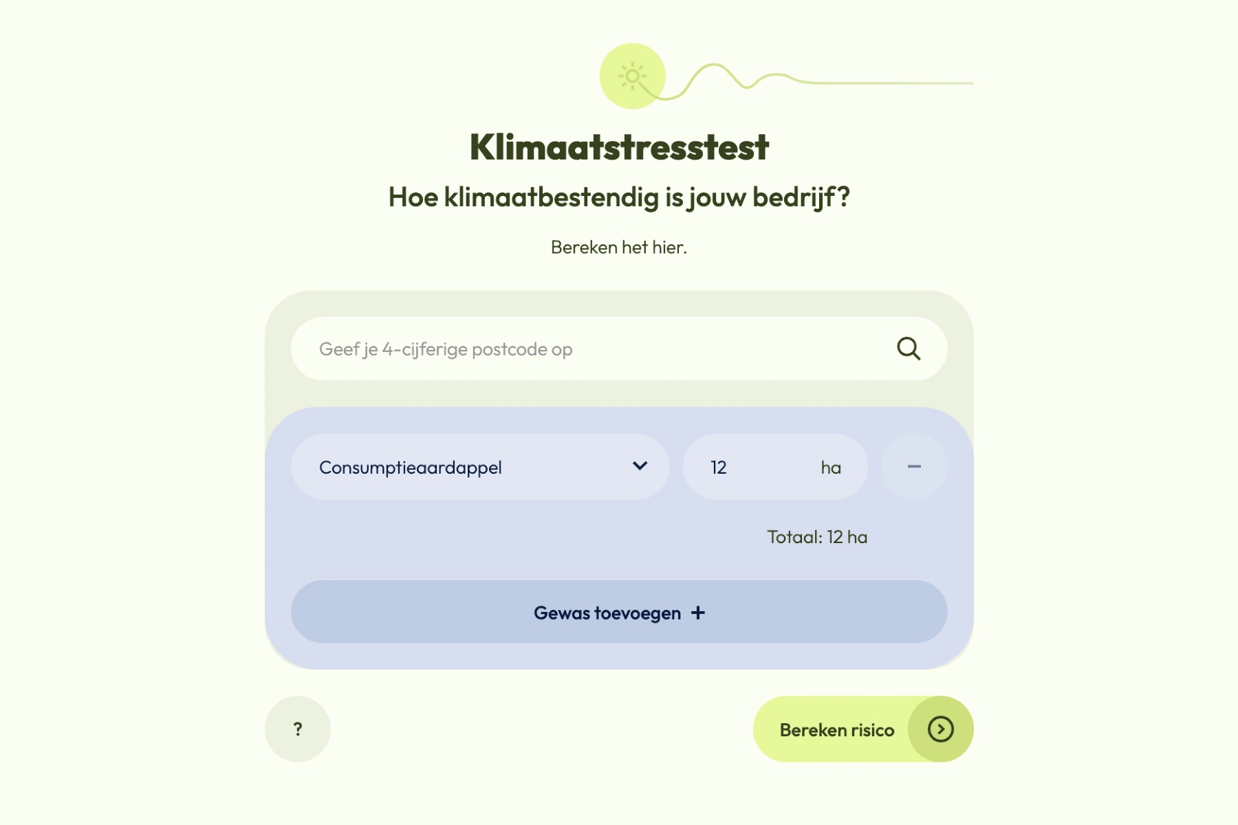 Nieuwe Klimaatstresstest brengt klimaatrisico’s voor open teelten op bedrijfsniveau in beeld