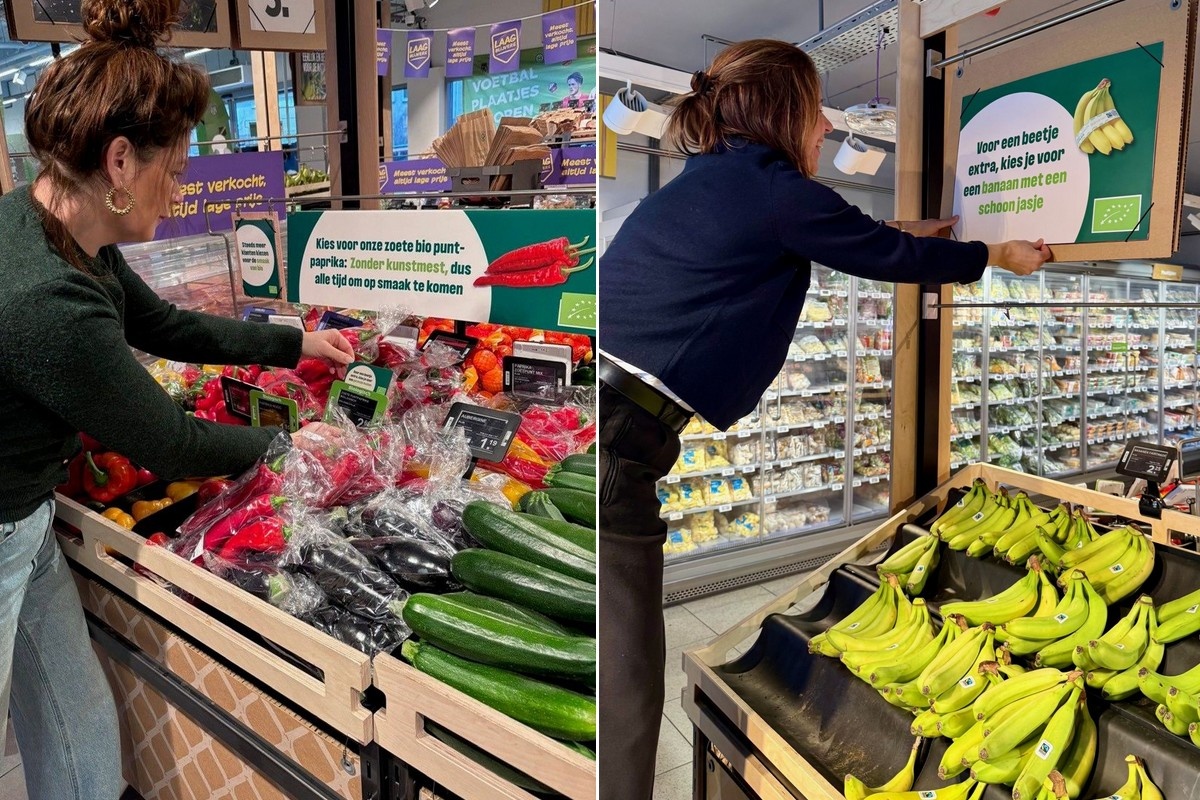 PLUS start nudgingcampagne voor biologische groenten en fruit