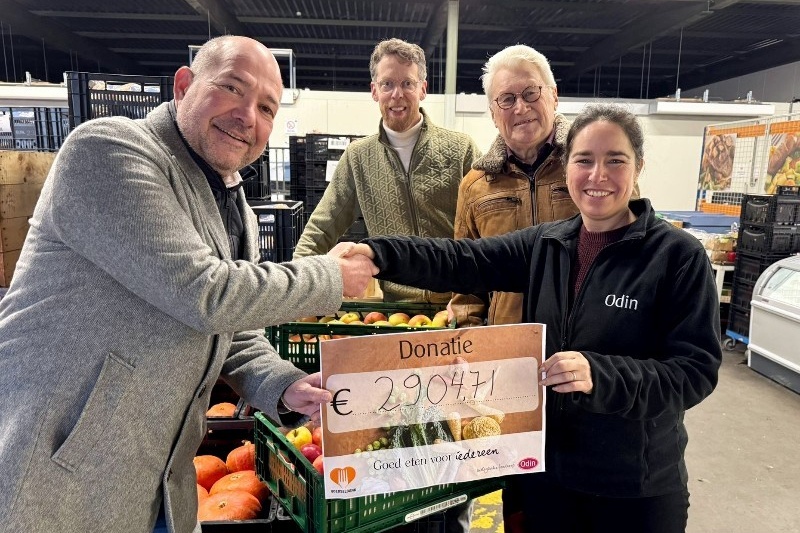 Odin-klanten zamelen bijna €38.000 in voor verse biologische producten voor voedselbanken