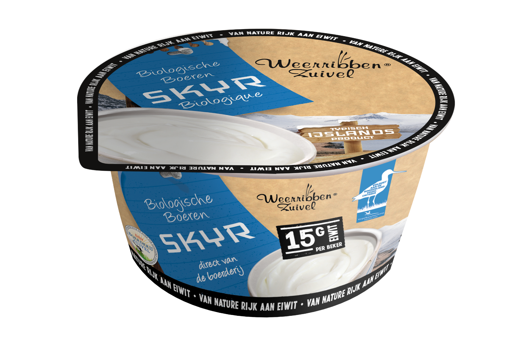 Weerribben Zuivel introduceert Skyr in portieverpakking