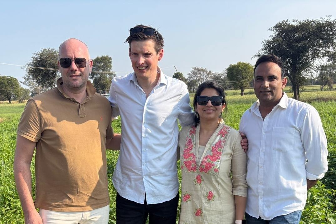Udea bezoekt biologische boeren in India