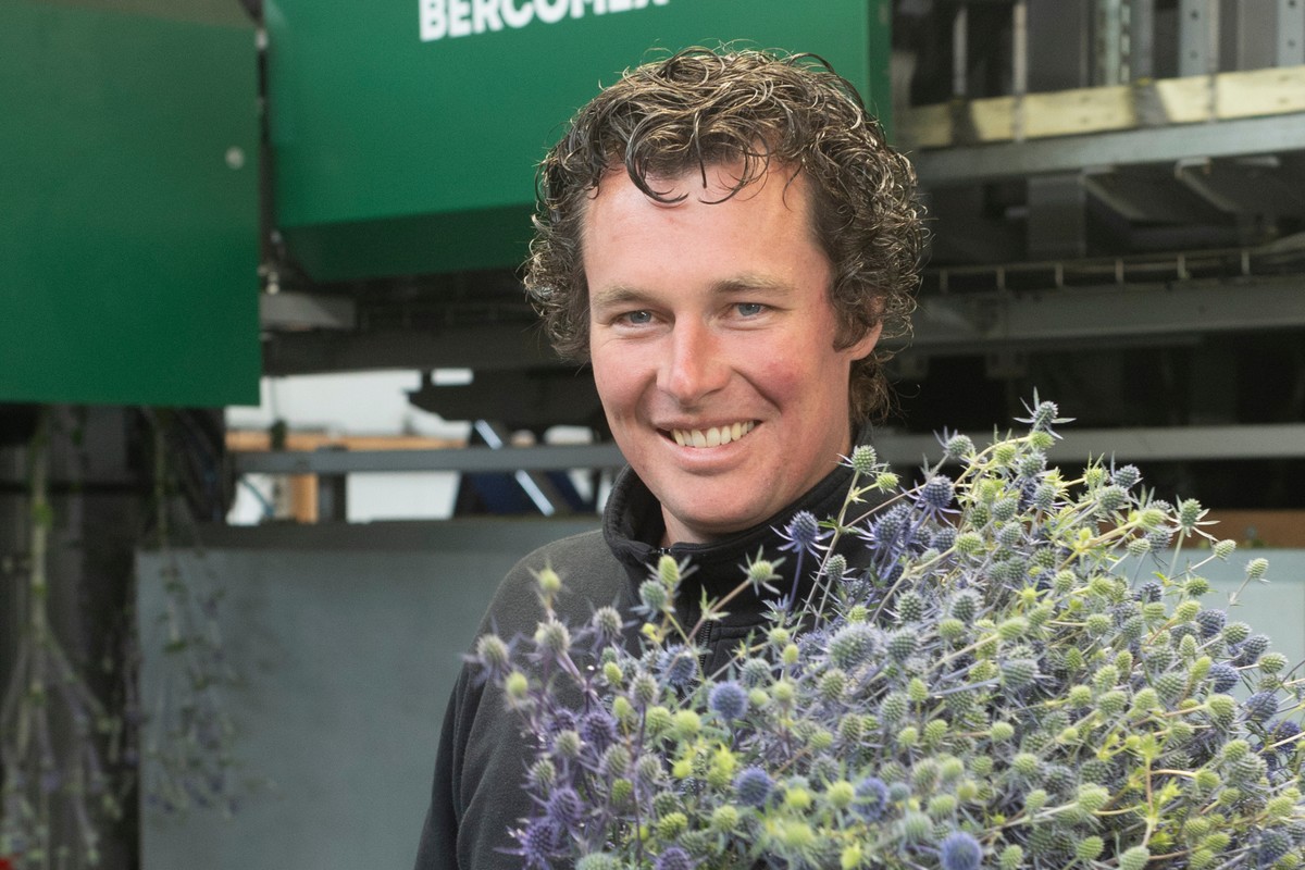 Martijn Daling is boer en kweekt bloemen
