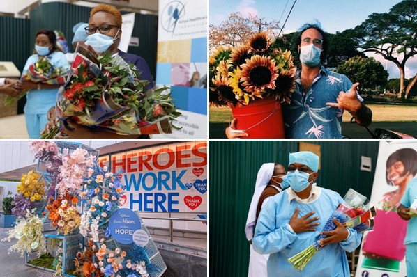 International Nurses Day celebrated with flowers