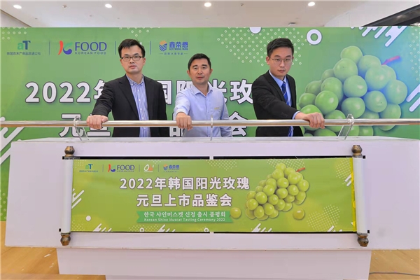 South Korea's Sunshine Rose Grape started its New Year sales in China - Vimarsana News