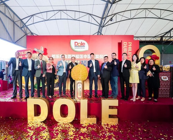 Dole China celebrates first of Philippines fresh durians by sea - Vimarsana News