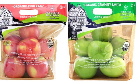 Fresh Organic Pink Lady Apples, 2 lb Pouch