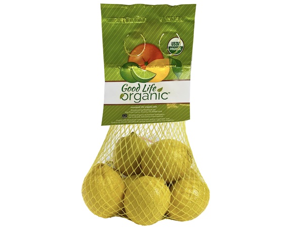 Fresh Organic Lemons, 2 lb Bag 