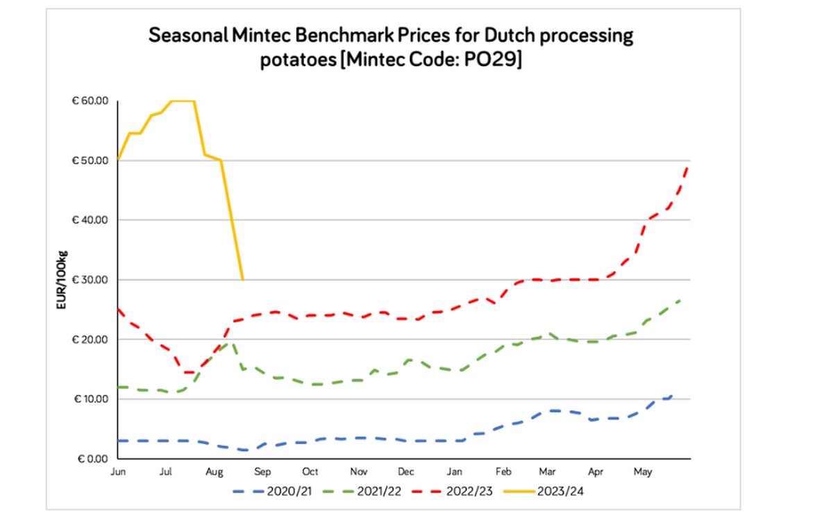 European potato prices drop from record highs as harvest progresses - Vimarsana News