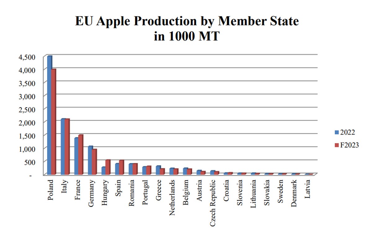 Prognosfruit 2023: EU apple and pear production forecast to decline - Vimarsana News