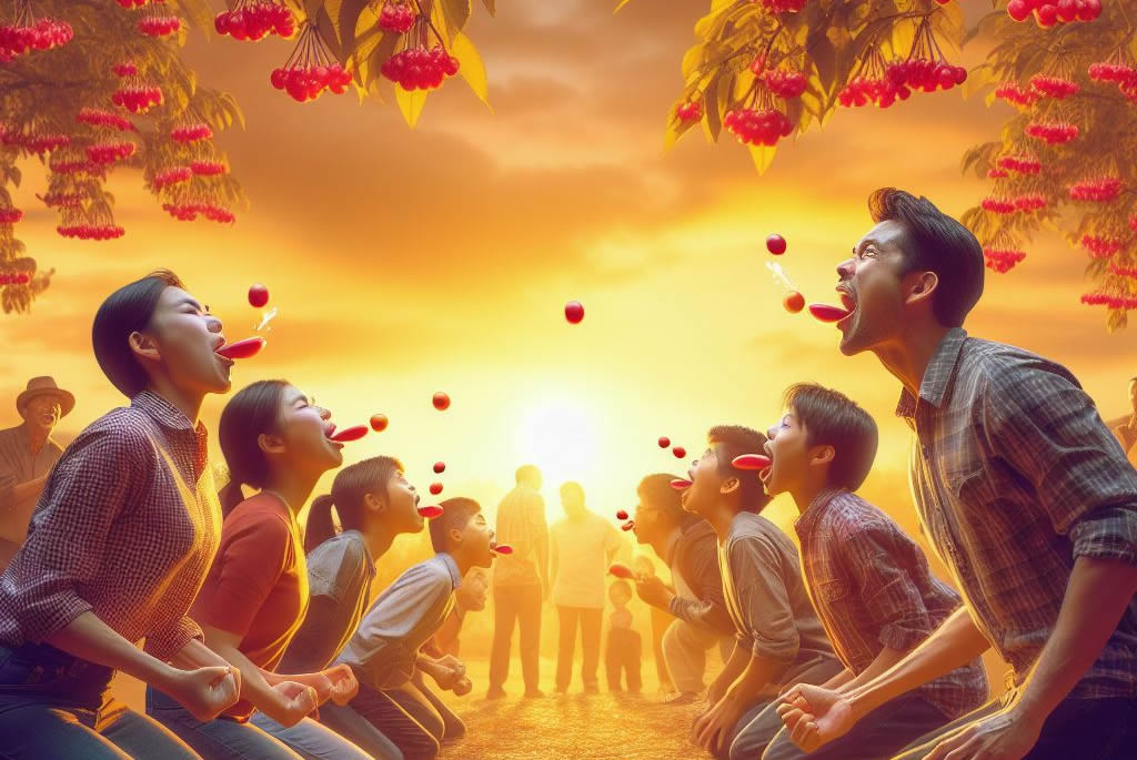 Next week New Zealand will host the national cherry stone spitting championship - Vimarsana News
