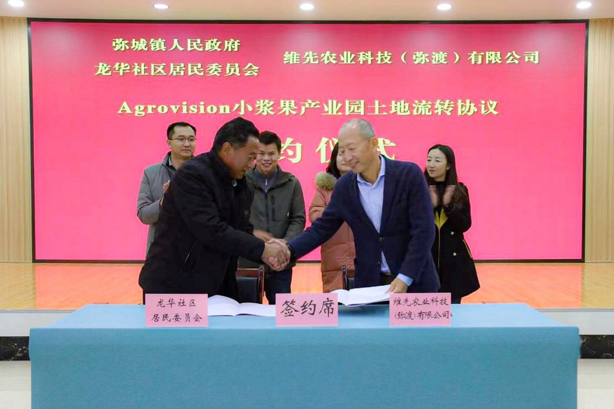 Agrovision signs agreement for large-scale berry farming operations in China - Vimarsana News