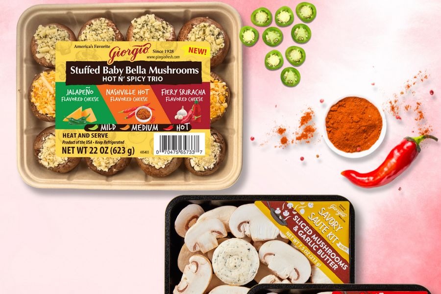 Giorgio Giorgio Fresh Fiery Sriracha Stuffed Mushrooms — product image