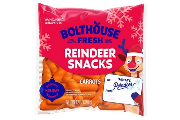 Speciale wortelen voor het rendier van de kerstman