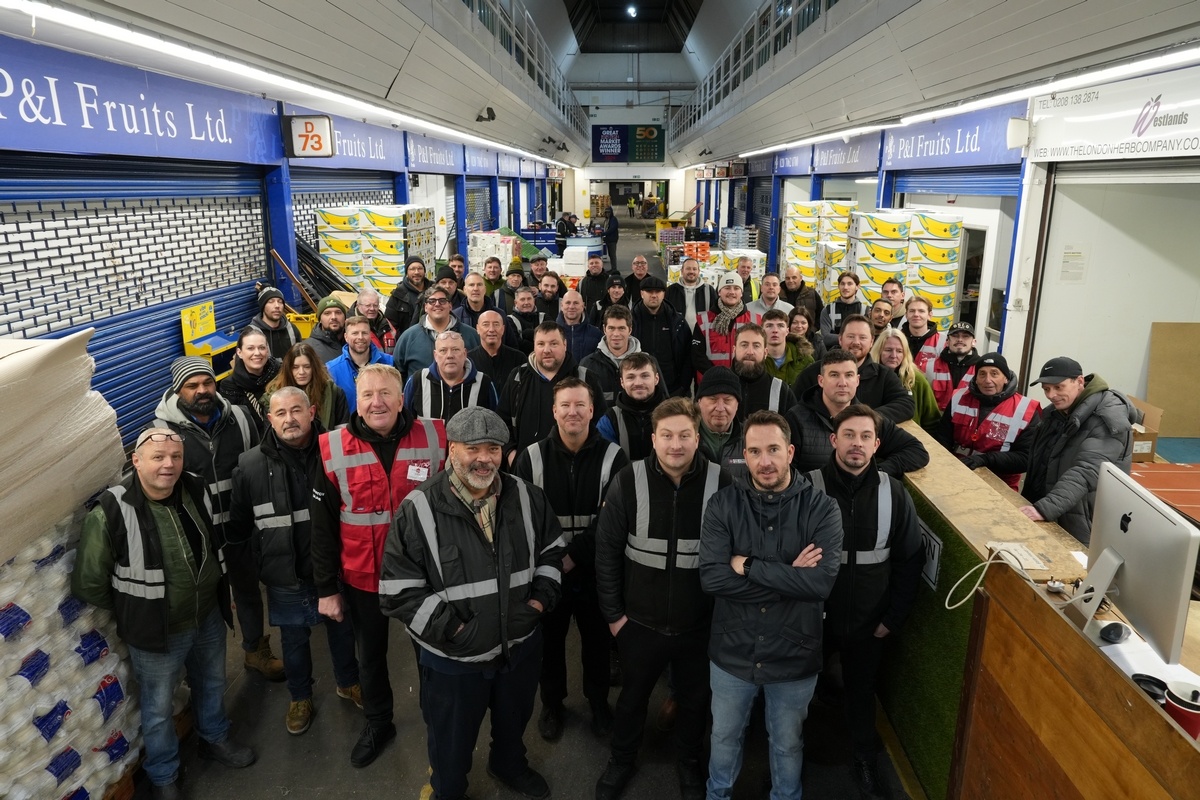 Vijftien grossiers verhuisd op New Covent Garden Market