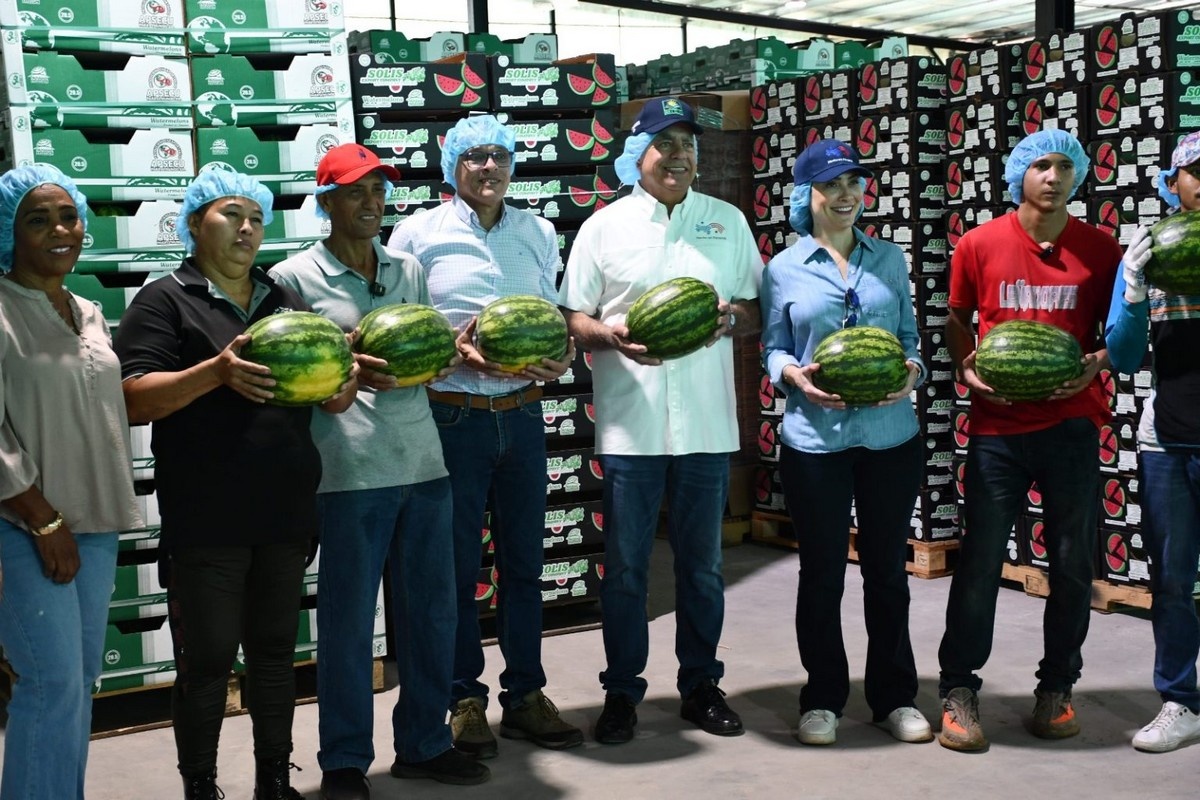 Panama exporteert meer dan 700 containers meloenen naar Europa