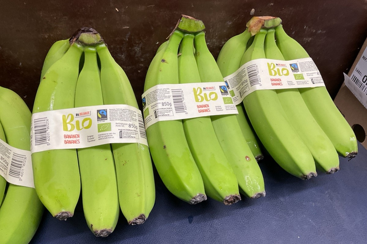 Composteerbare etiketten voor bananen