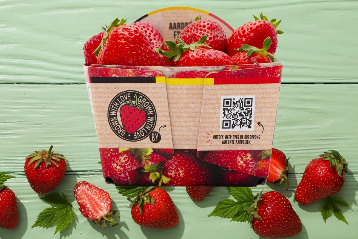 Belgium: Delhaize ends use of plastic containers for strawberries