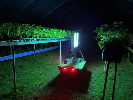 UV robot against powdery mildew - Vimarsana News