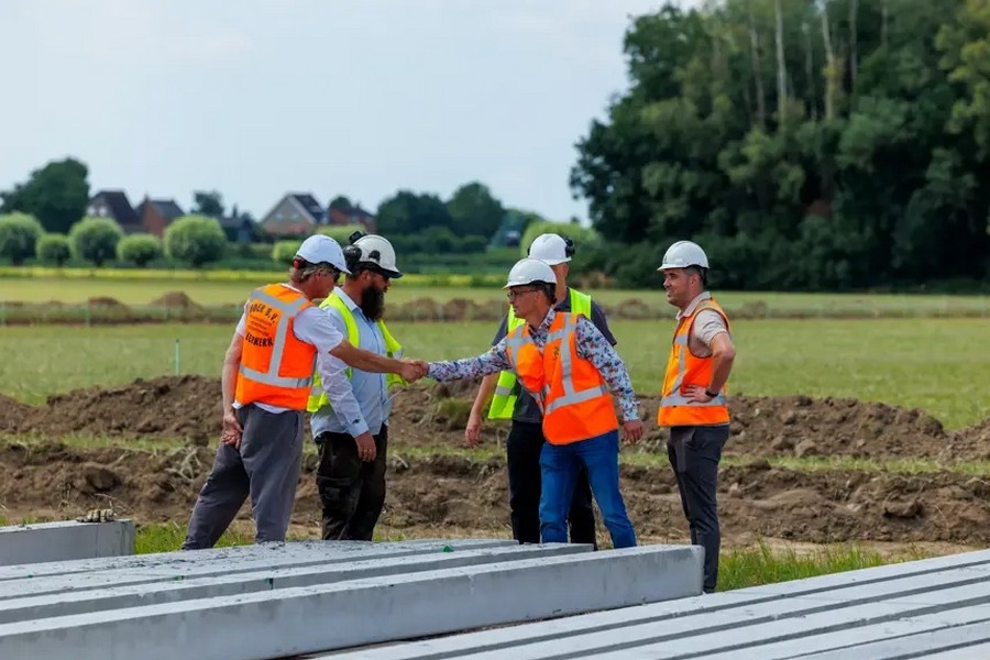 NL: New open-field demo site under construction