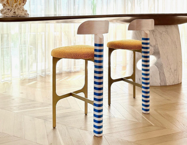 Studio George Geara Amalgam Bar stools gets put to use