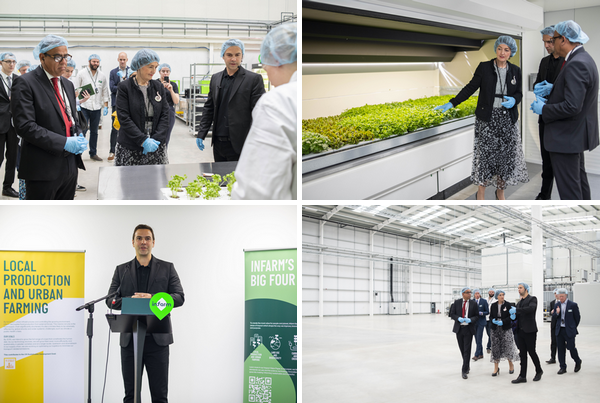 UK: Infarm starts operating vertical farming facility in Bedford - Vimarsana News