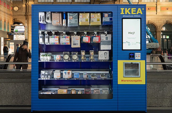 charme lening vergeven IKEA plaatst verkoopautomaat met kleine artikelen